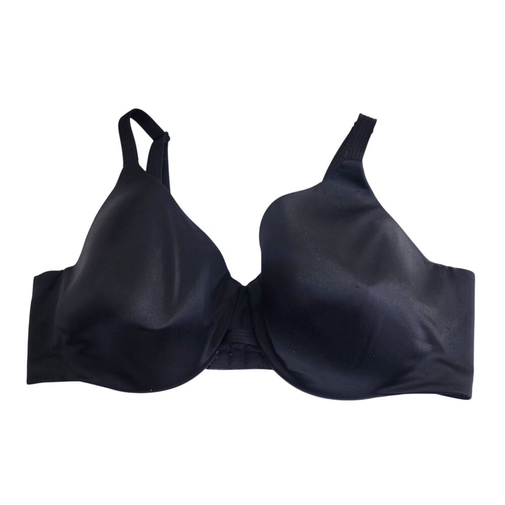 Bali One Smooth U Black Concealing and Shaping Underwire‎ T-Shirt Bra Size 40D